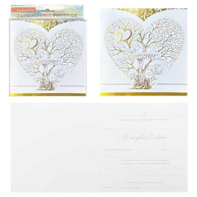 Opakowanie Zaproszenie Ślub 5szt