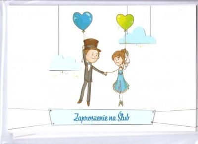 Opakowanie Zaproszenie Ślub ZT44 (10szt.)