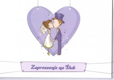 Opakowanie Zaproszenie Ślub ZT45 (10szt.)