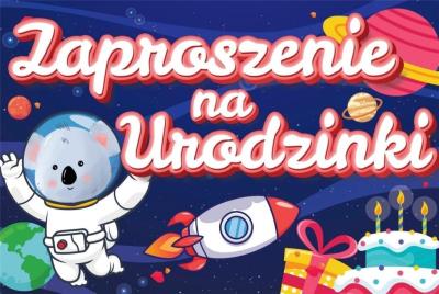 Opakowanie Zaproszenie Urodziny (10szt)