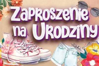 Opakowanie Zaproszenie Urodziny (10szt)