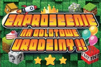 Opakowanie Zaproszenie Urodziny (10szt)