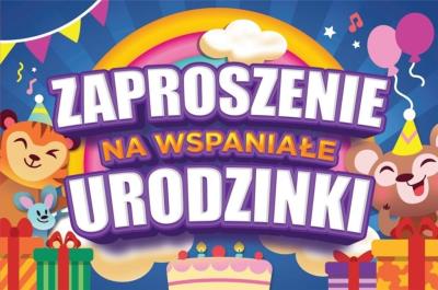 Opakowanie Zaproszenie Urodziny (10szt)