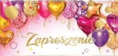 Opakowanie Zaproszenie Urodziny (10szt)