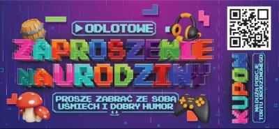 Opakowanie Zaproszenie Urodziny (10szt)