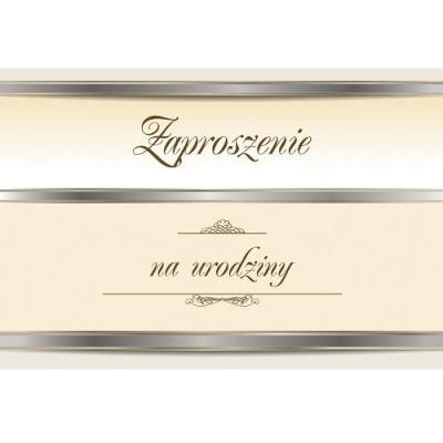 Opakowanie Zaproszenie Urodziny ZT32 (10szt.)