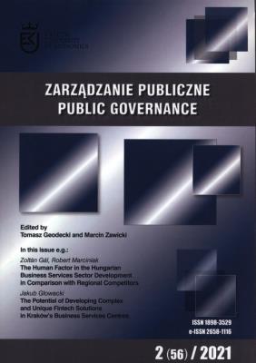 Opakowanie Zarządzanie Publiczne 2 (56) 2021