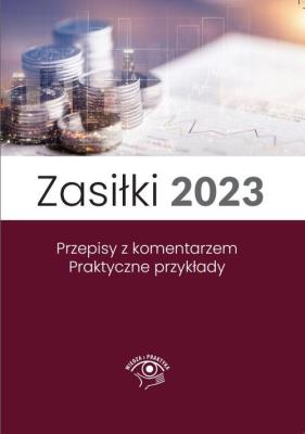 Zasiłki 2023. Autor: Styczeń Marek. SmakLiter.pl Okładka książki Zasiłki 2023
