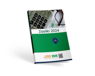 Zasiłki 2024. Autor: Styczeń Marek. SmakLiter.pl Okładka książki Zasiłki 2024