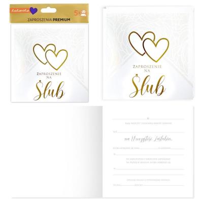 Opakowanie Zawiadomienie Ślub 5szt