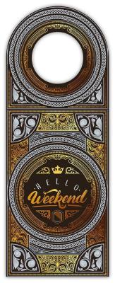 Opakowanie Zawieszka na butelkę - Hello weekend