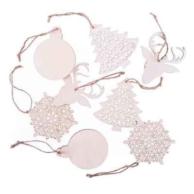 Opakowanie Zawieszki drewniane 8szt