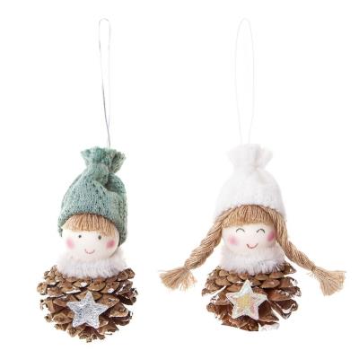 Opakowanie Zawieszki dziewczynka & chłopiec 9cm 2szt