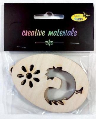 Opakowanie Zawieszki ozdobne pisanki Kogut 3szt