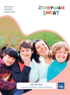 Zdobywam świat. Już czytam. Autor: Justyna Hadryś. SmakLiter.pl Okładka książki Zdobywam świat. Już czytam