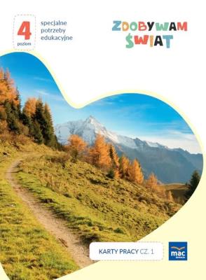 Okładka książki Zdobywam świat Karty pracy cz.1 jesień Poziom 4