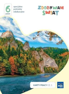 Okładka książki Zdobywam świat. Karty pracy cz.1 jesień Poziom 6