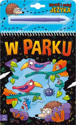 Okładka książki Zdrapuj i szukaj jeżyka. W parku