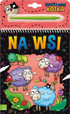 Okładka książki Zdrapuj i szukaj kotka. Na wsi