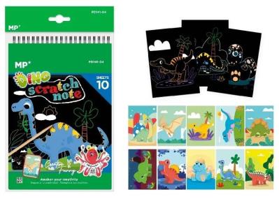 Opakowanie Zdrapywanka zwierzaki 10 arkuszy MIX