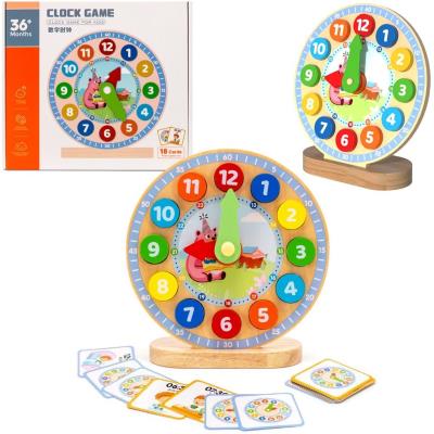 Opakowanie Zegar do nauki drewniany