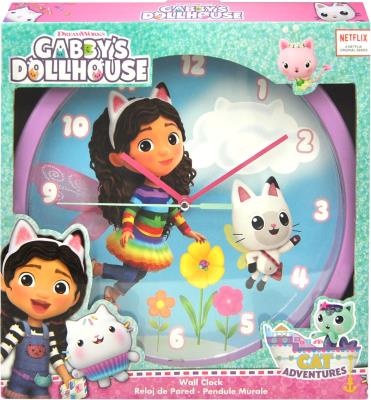 Opakowanie Zegar ścienny 25cm Gabby's Dollhouse GD00021