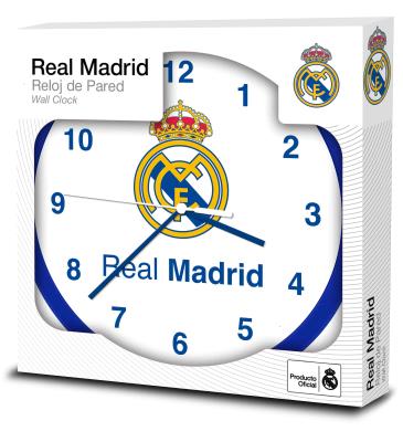 Zegar ścienny Real Madryt 25cm. RM00001. Wydawca: Kids Euroswan. SmakLiter.pl Opakowanie Zegar ścienny Real Madryt 25cm. RM00001
