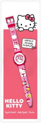 Zegarek cyfrowy Hello Kitty HK50029. Wydawca: Kids Euroswan. SmakLiter.pl Opakowanie Zegarek cyfrowy Hello Kitty HK50029