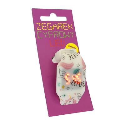Opakowanie Zegarek cyfrowy LED unicorn