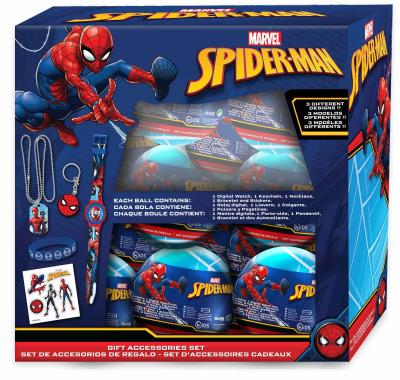 Opakowanie Zegarek cyfrowy z akcesoriami  Spiderman mix MV15778