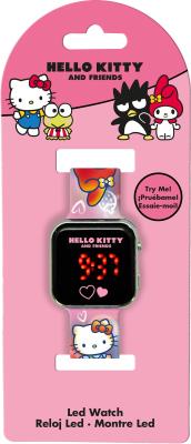 Zegarek LED z kalendarzem Hello Kitty HK50151. Wydawca: Kids Euroswan. SmakLiter.pl Opakowanie Zegarek LED z kalendarzem Hello Kitty HK50151