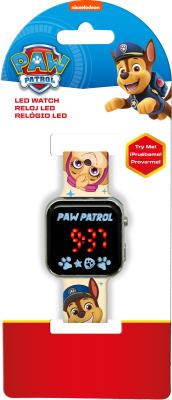 Zegarek LED z kalendarzem Paw Patrol PW19961. Wydawca: Kids Euroswan. SmakLiter.pl Opakowanie Zegarek LED z kalendarzem Paw Patrol PW19961
