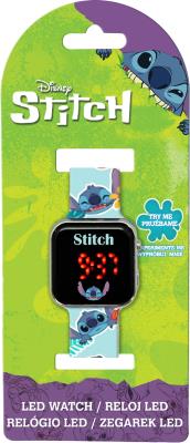 Zegarek LED z kalendarzem Stitch LAS4039. Wydawca: Kids Euroswan. SmakLiter.pl Opakowanie Zegarek LED z kalendarzem Stitch LAS4039