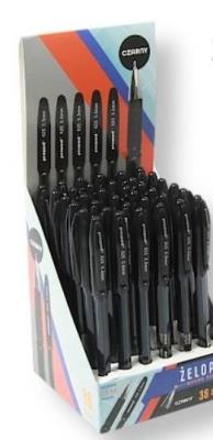 Opakowanie Żelopis semi gel czarny (36szt)