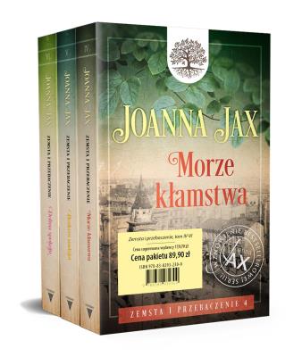 Zemsta i przebaczenie. Tom 4-6. Autor: Joanna Jax. SmakLiter.pl Okładka książki Zemsta i przebaczenie. Tom 4-6