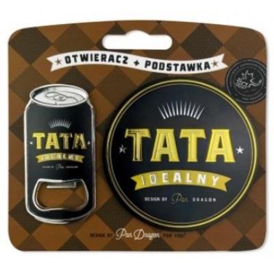 Opakowanie Zesrtaw otwieracz + podstawka Ideał-Tata