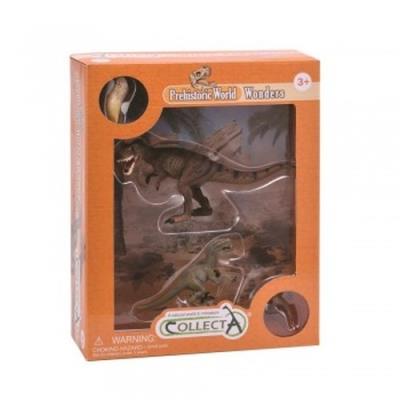 Opakowanie Zestaw 2 dinozaurów Tyranozaur Velociraptor89126