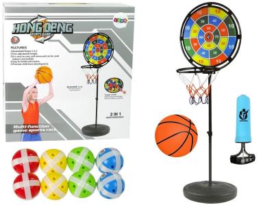 Opakowanie Zestaw 2w1 Koszykówka i tarcza do rzutek 170cm