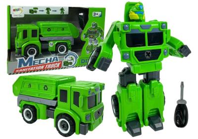 Opakowanie Zestaw 2w1 śmieciarka i robot