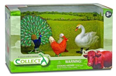 Zestaw 4 zwierząt z farmy. Wydawca: Collecta. SmakLiter.pl Opakowanie Zestaw 4 zwierząt z farmy