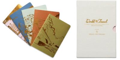Opakowanie Zestaw 5 plannerów podróży Travel Notebook
