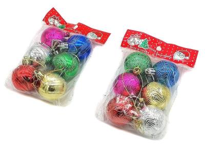 Opakowanie Zestaw 6 bombek 4cm kolorowe