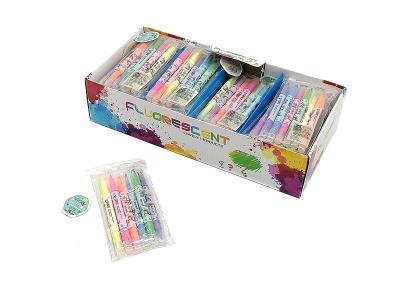 Opakowanie Zestaw 6 flamastrów kolorowych dwustronne (24szt)