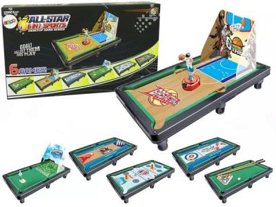 Opakowanie Zestaw 6 gier sportowych zręcznościowych