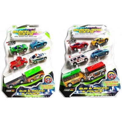 Opakowanie Zestaw 6 pojazdów MIX