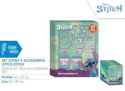 Zestaw akcesoriów do włosów Stitch 27 elementów ST00104. Wydawca: Kids Euroswan. SmakLiter.pl Opakowanie Zestaw akcesoriów do włosów Stitch 27 elementów ST00104