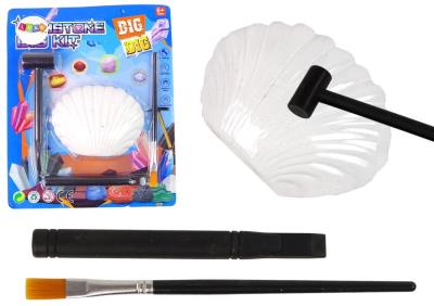 Opakowanie Zestaw archeologiczny kamienie szlachetne muszla