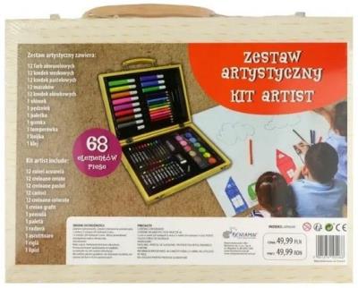 Opakowanie Zestaw artystyczny 68 elementów