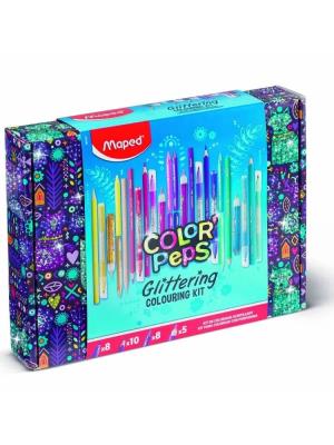 Opakowanie Zestaw artystyczny Colorpeps brokat 31 el. MAPED