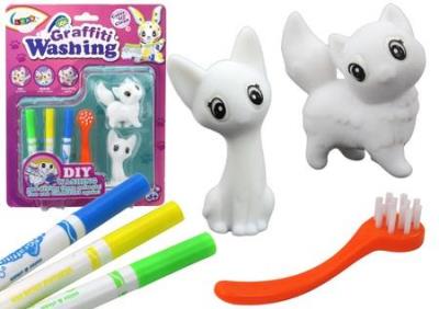 Opakowanie Zestaw artystyczny DIY Kotki 2szt